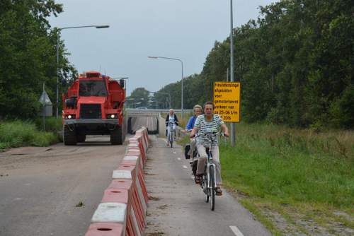 160803 Haulstersingel afsluiting fietsers