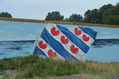 190731 Schutting Langweer Friese vlag