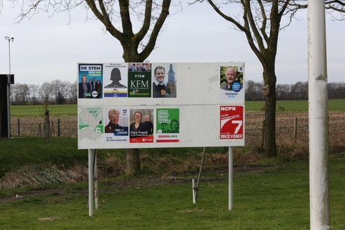 20180226 Verkiezingsborden PvdA VVD GroenLinks