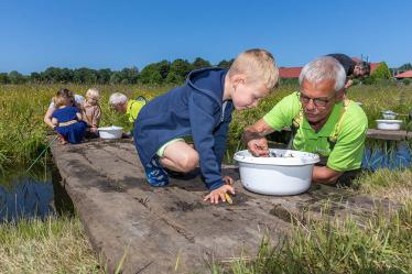 Slootjesdagen in Teroele voor de jeugd