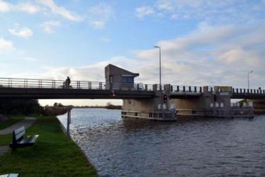 Omrijden door storing Jaansleatbrug Langweer