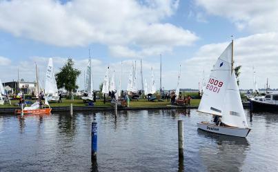 Opstapdag Flitsclub Sneek voor jeugdzeilers in Langweer