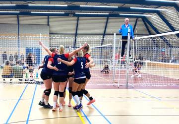 SNVV-dames 1 niet door in de beker