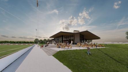 Nog acht ton subsidie nodig voor kantine op sportpark Donia