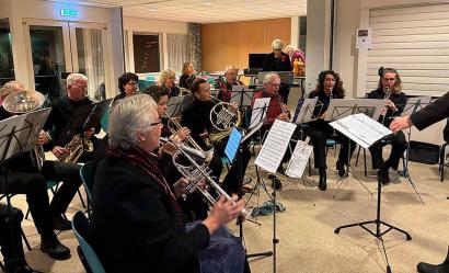 Concert van Samenspeelgroep Gaasterlân in Tjerkgaast